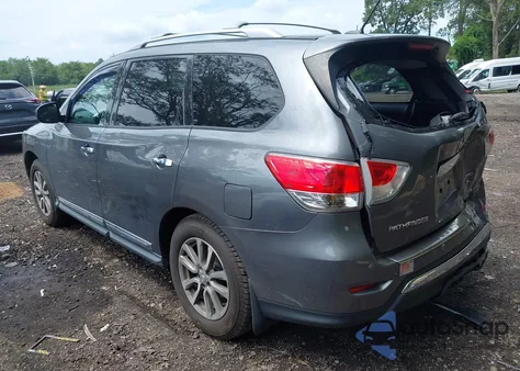 2015 Nissan Pathfinder Sl из США, поврежденный, VIN 5N1AR2MM1FC648968